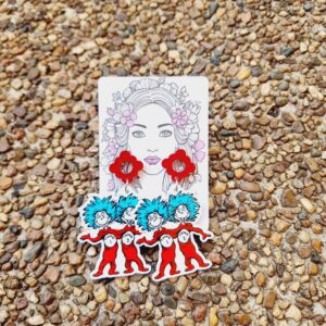 Stud Dangle Earrings