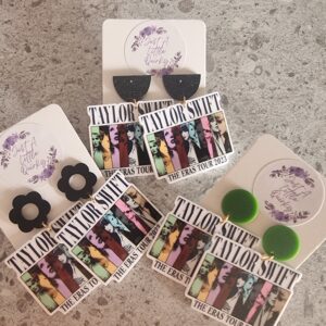 Taylor Swift Eras Tour Acrylic Stud Dangle Earrings