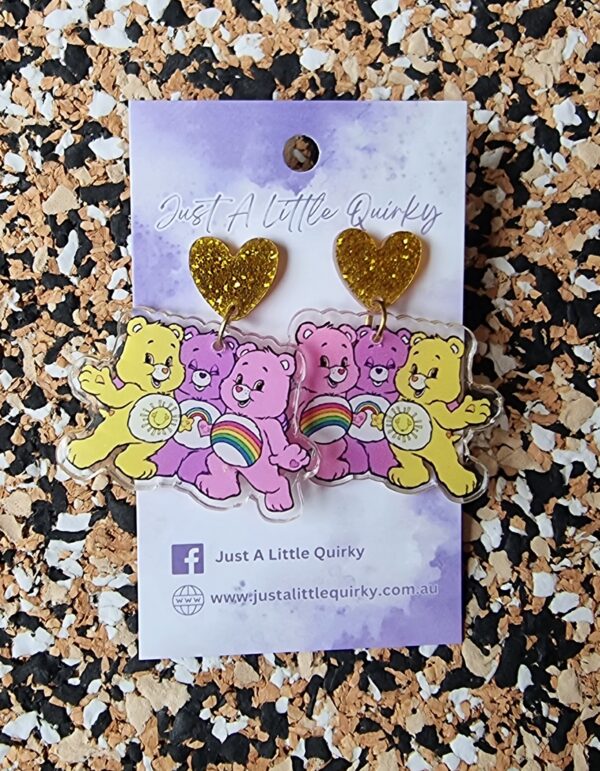 Care Bears Acrylic Stud Dangle Earrings - Image 6