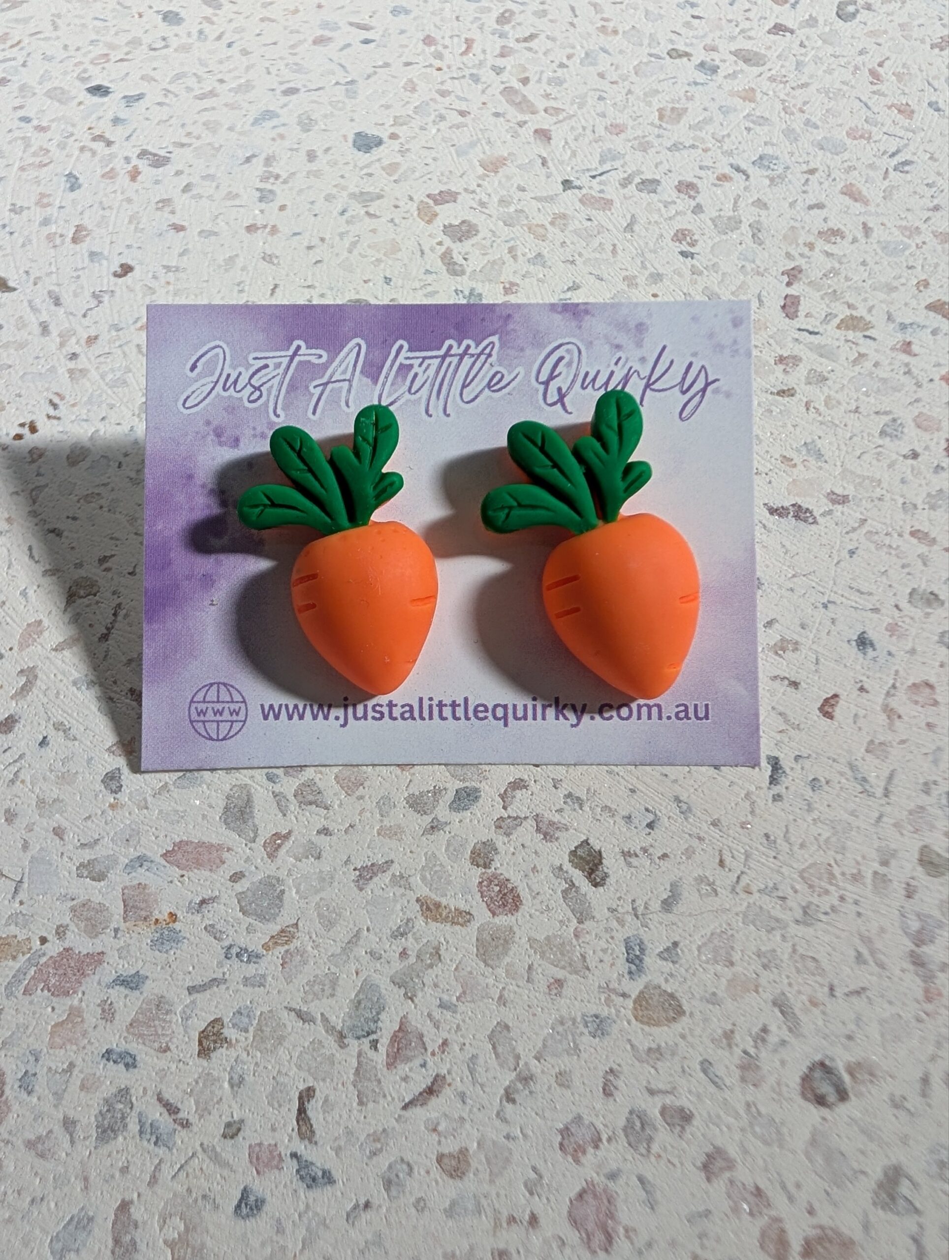 Carrot Easter Stud Earrings