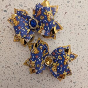 Pokemon Small 2.5 Inch Easter Hair Bow